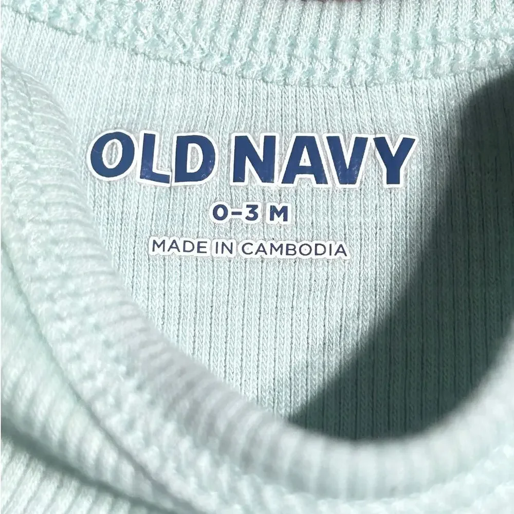 Baby 0-3 & 3 mth set of 5 bodysuits striped and nautical themed & solid colors